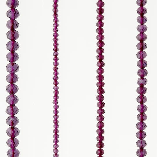 Purple Faceted Glass Round Beads by Bead Landing™